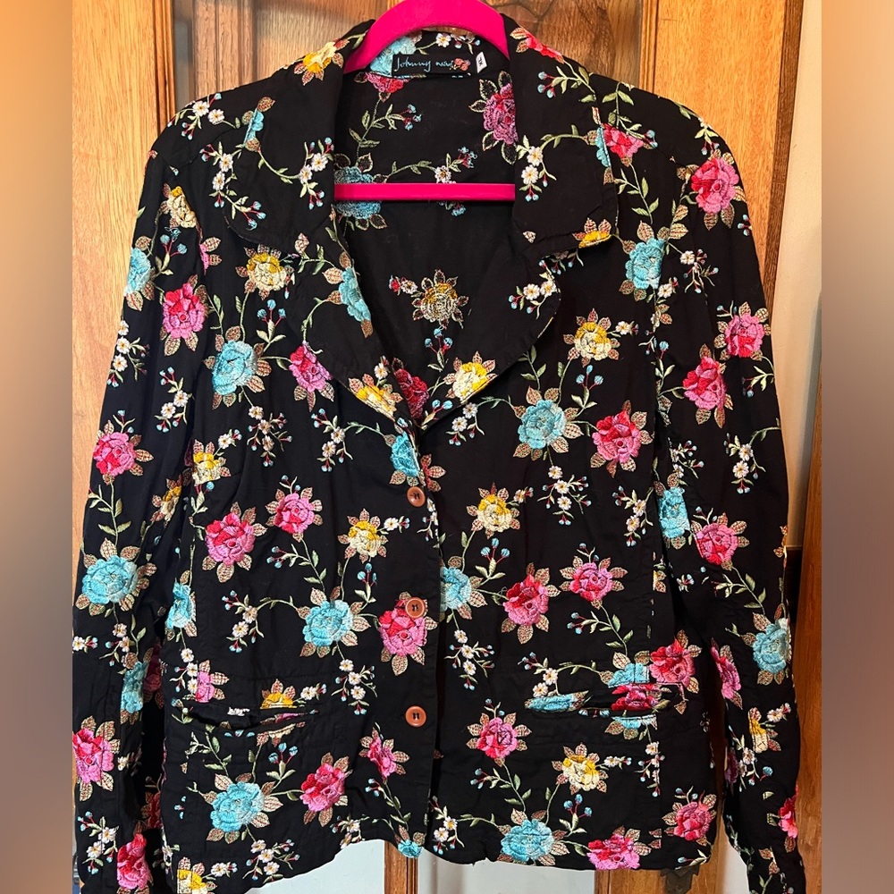 Johnny Was heavily embroidered jacket NWOT